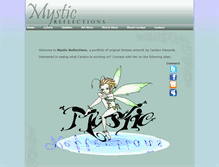 Tablet Screenshot of mysticreflections.com